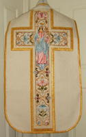 Roman Vestments Our Lady and Child embroidered